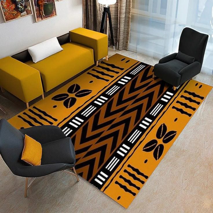 Tapis Ethnique Géométrique